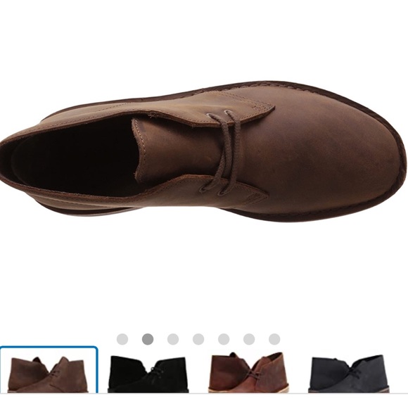 Clarks Bushacre 2 chukka boot in Beeswax - Picture 3 of 8